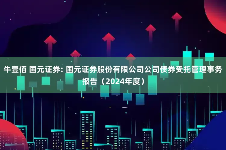 牛壹佰 国元证券: 国元证券股份有限公司公司债券受托管理事务报告（2024年度）